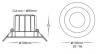 Prime - Copper Tilt 3CCT LED Downlight IP54